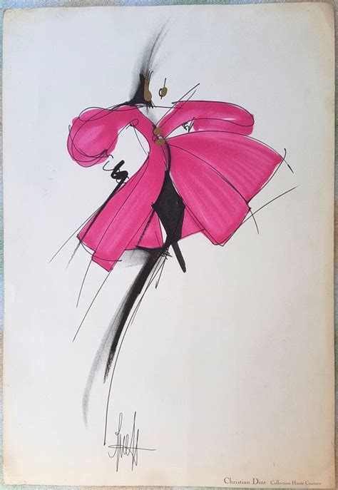 dior haute couture sketches|christian dior original sketches.